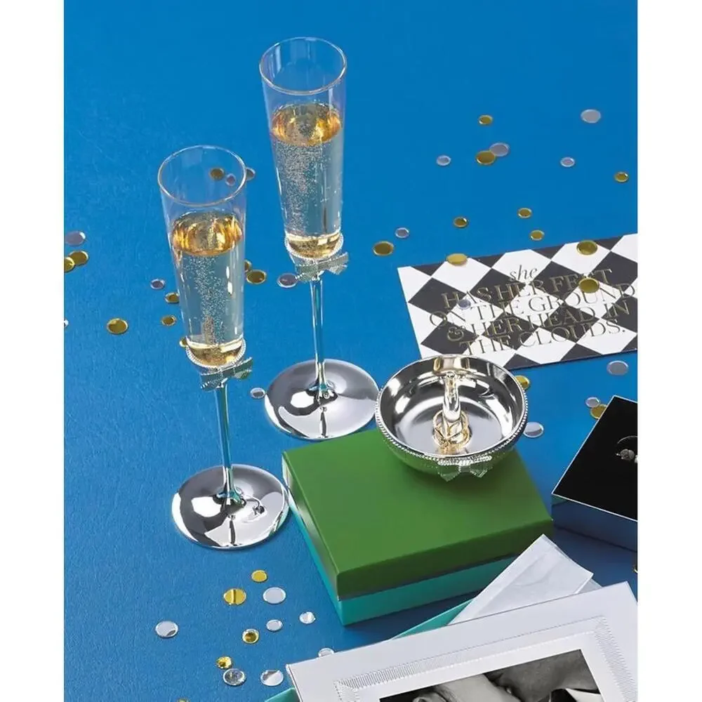 Kate Spade new york Set of‎ 2 Grace Avenue Toasting Flutes - NEW IN BOX